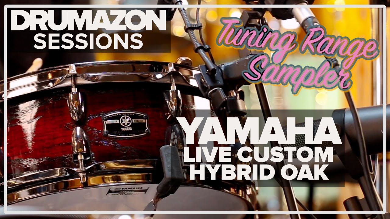 Yamaha 14 x 5.5 Live Custom Hybrid Oak Snare Drum, Audio Demo by Drumazon, Feat Rocky Morris