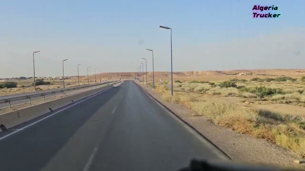 Algeria Trucker vlog: طريق بوسعادة 🚚🇩🇿🛣️ جزء 1 #سائق_شاحنة #الجزائر #بوسعادة
