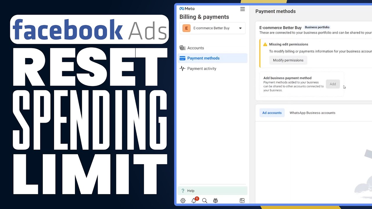 How To Reset Spending Limit On Facebook Ads (2025) Simple Tutorial