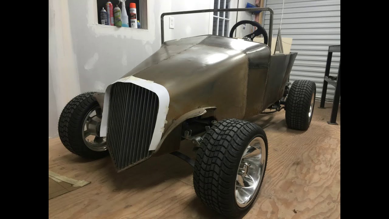 Mini Rat Rod Gabes custom golf cart mini hot rod