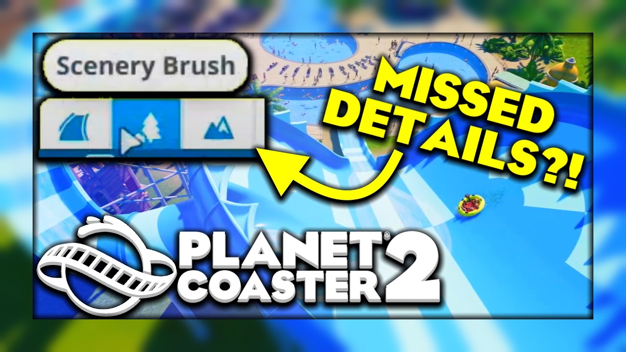 Planet Coaster 2 Gameplay Reveal - Hidden Details Missed & Path Revamp