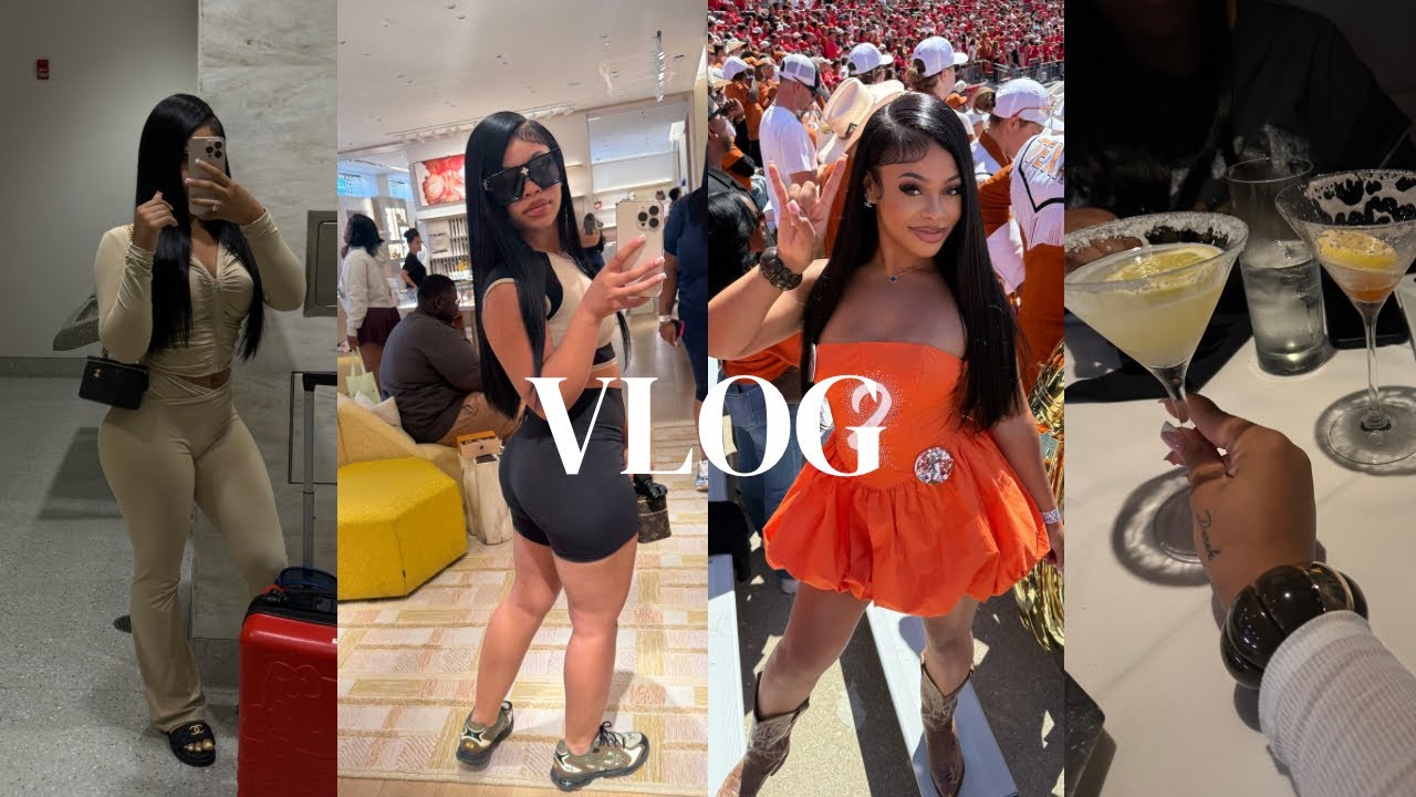 WAG Diaries Vlog: Game Day Travel + First Football Game of the Season ✈️🏈