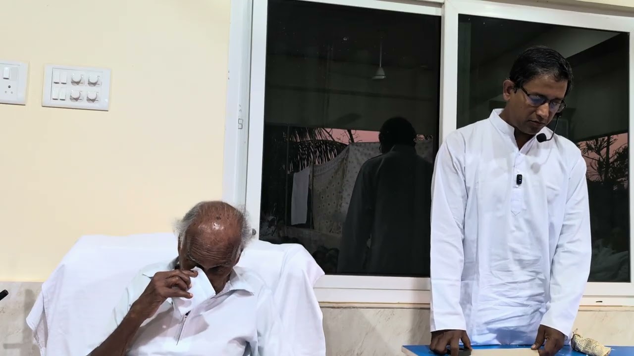 Acharya Rajnikant at Bhubaneswar Ashram 