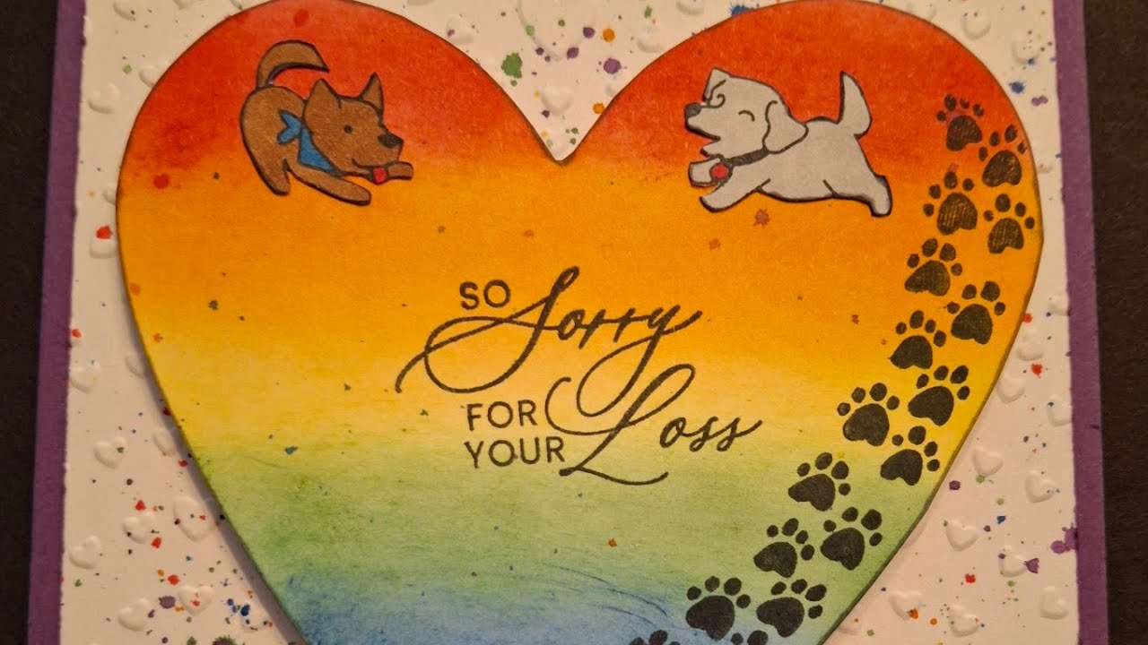 Открытка «Радужный мост» #stampinup