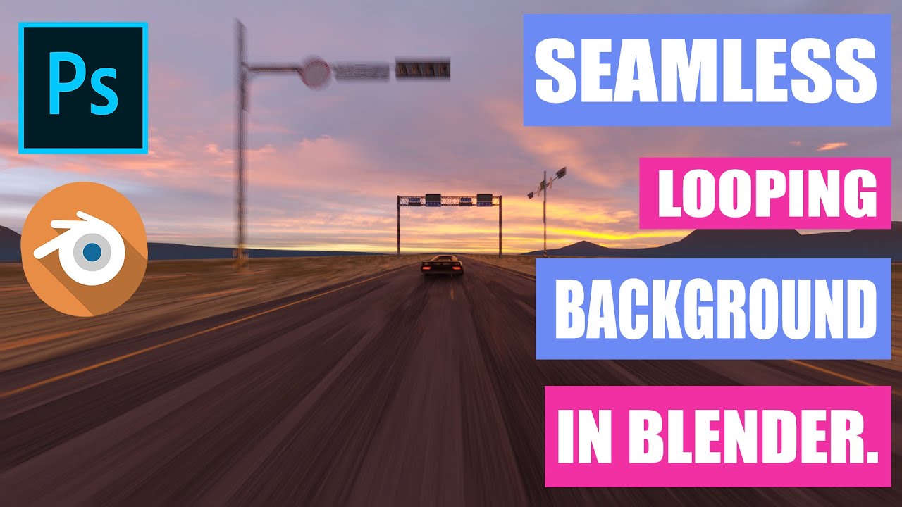 Seamless Looping Background animation( #Blender #3danimation )