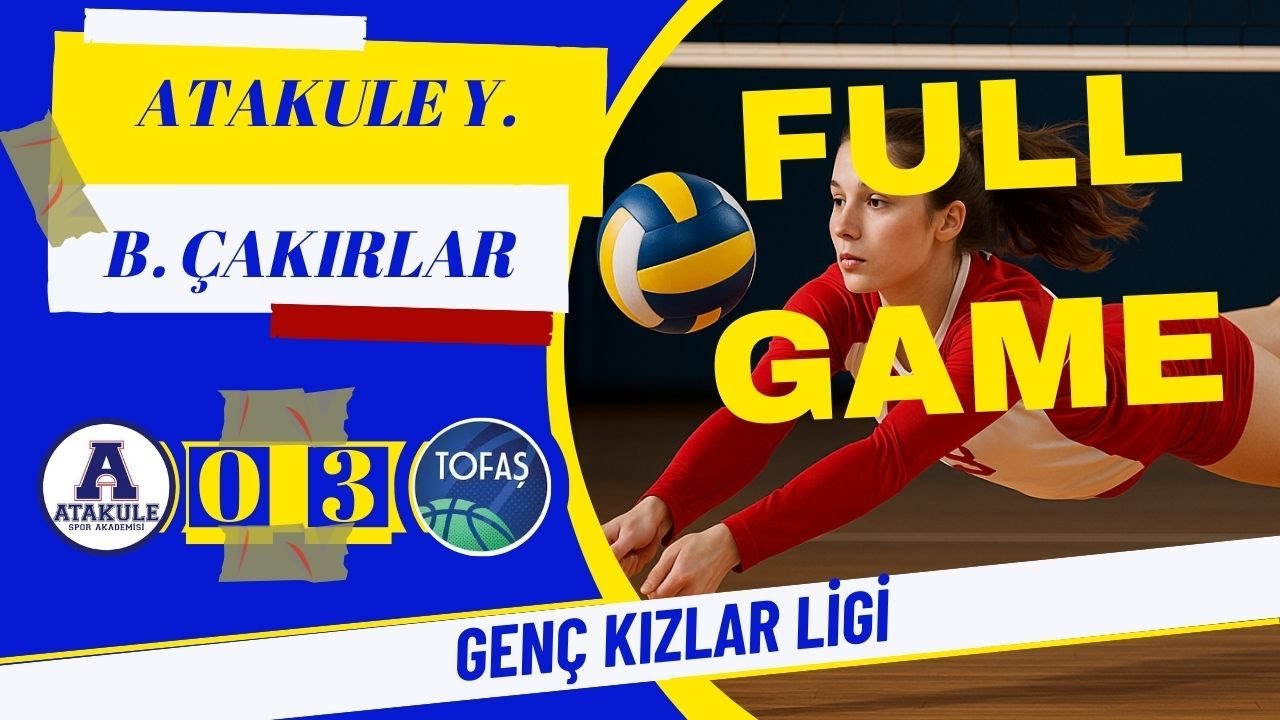 ATAKULE YILDIZLARI : 0 - BATIKENT ÇAKIRLAR : 3 ( GENÇ KIZLAR LİGİ )