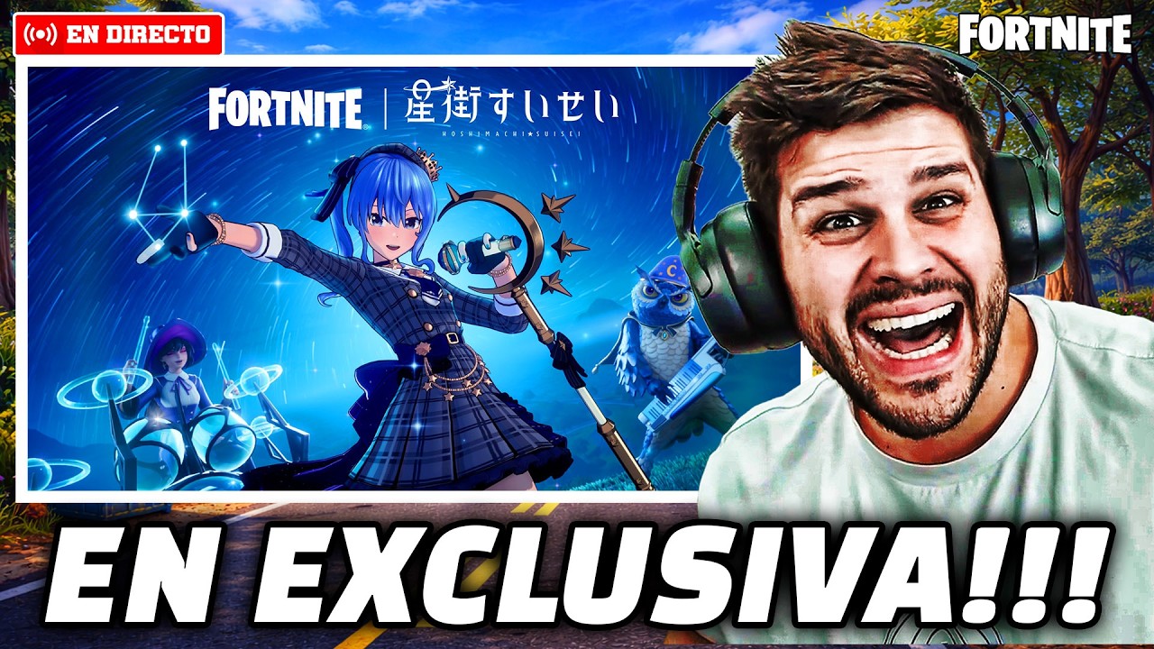 ✅JUGANDO EN EXCLUSIVA con HOSHIMACHI SUISEI #fortnite  #epicpartner #fortnitedirecto