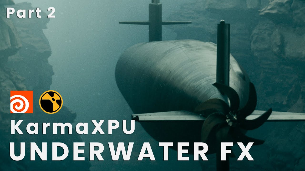 Houdini Underwater FX (Part 2) | Solaris + KarmaXPU + Nuke Workflow