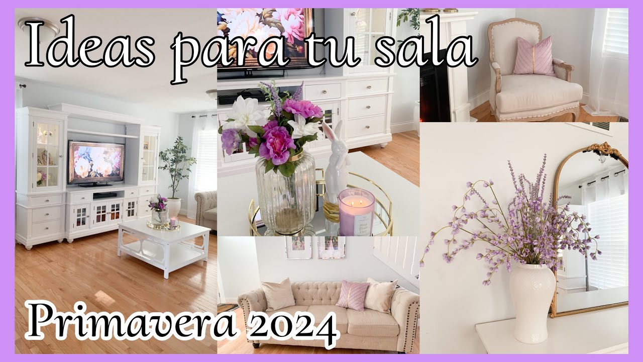 🐰SALA PRIMAVERA 2024 EASTER/PASCUA como decorar una sala sencilla y elegante? DECORACION DE MI SALA