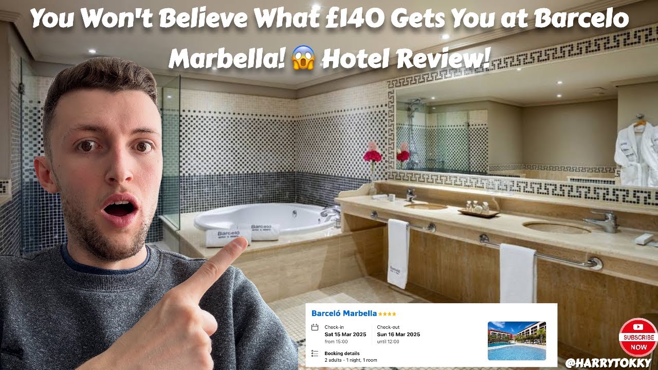 You Won't Believe What £140 Gets You at Barcelo Marbella! 😱 Hotel Review!