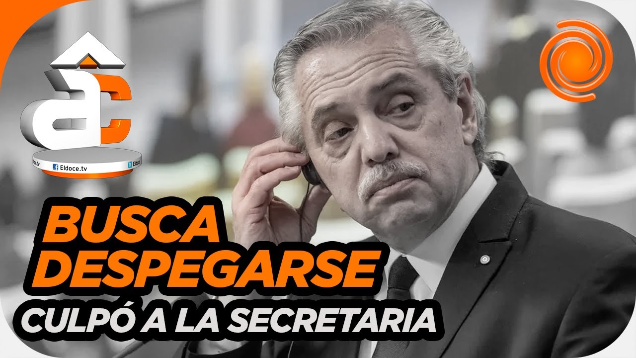 Alberto Fernández por el escándalo del seguro: “Si mi secretaria lo hizo, se extralimitó”