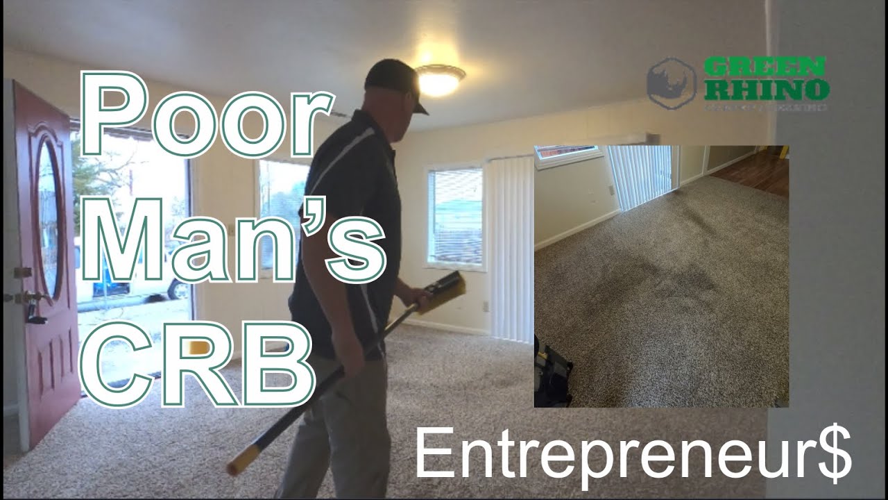 Carpet cleaning Ride along and Tips for the Entrepreneurs - Poor mans CRB