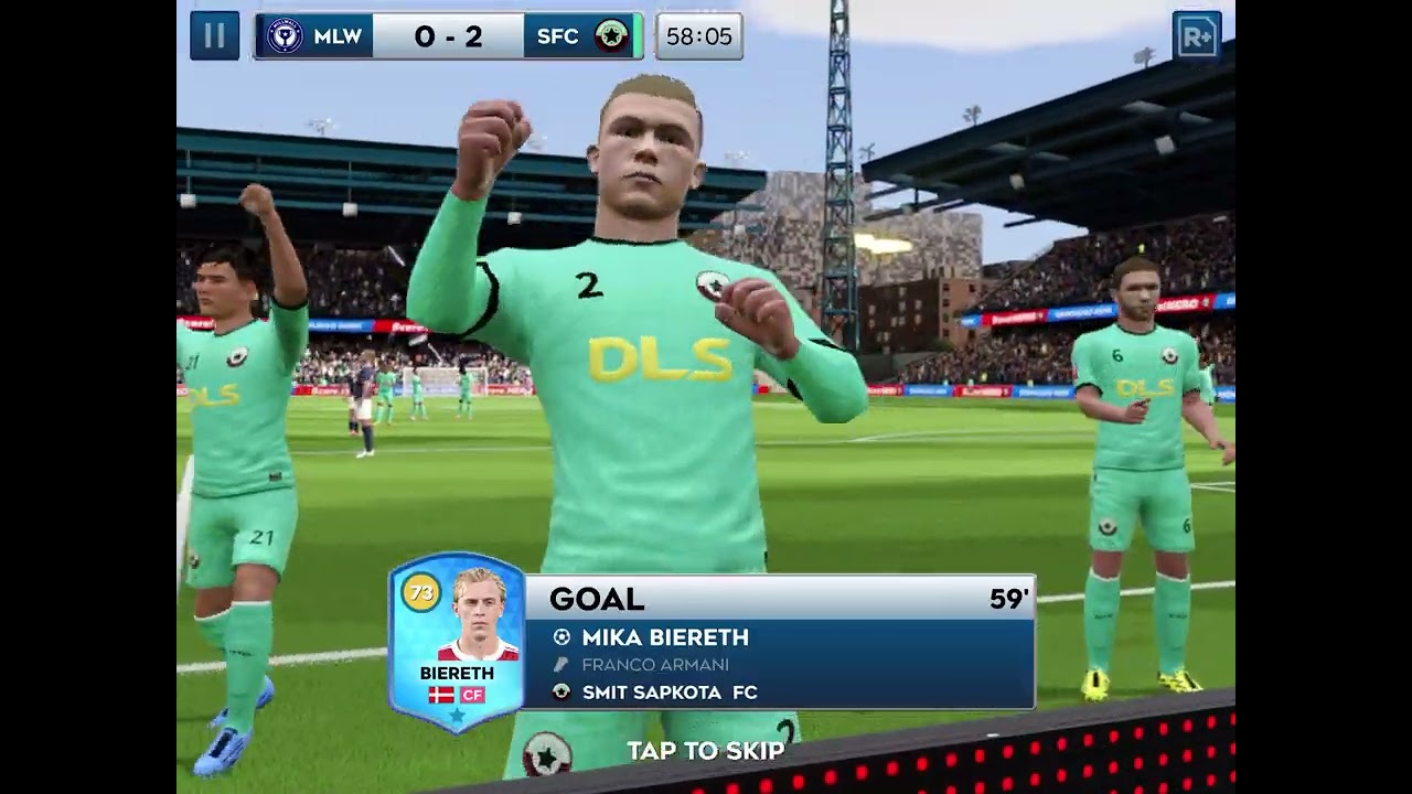 DLS26 gameplay part 3 with 3-0 score 