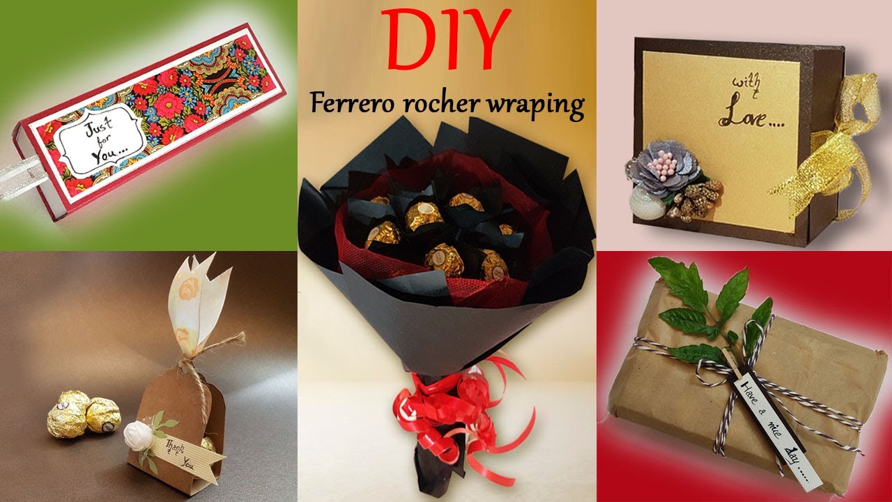 5 Ideas of Packing Ferrero Rocher Chocolate | DIY FR Chocolate Bouquet | DIY FR Chocolate Gift Box
