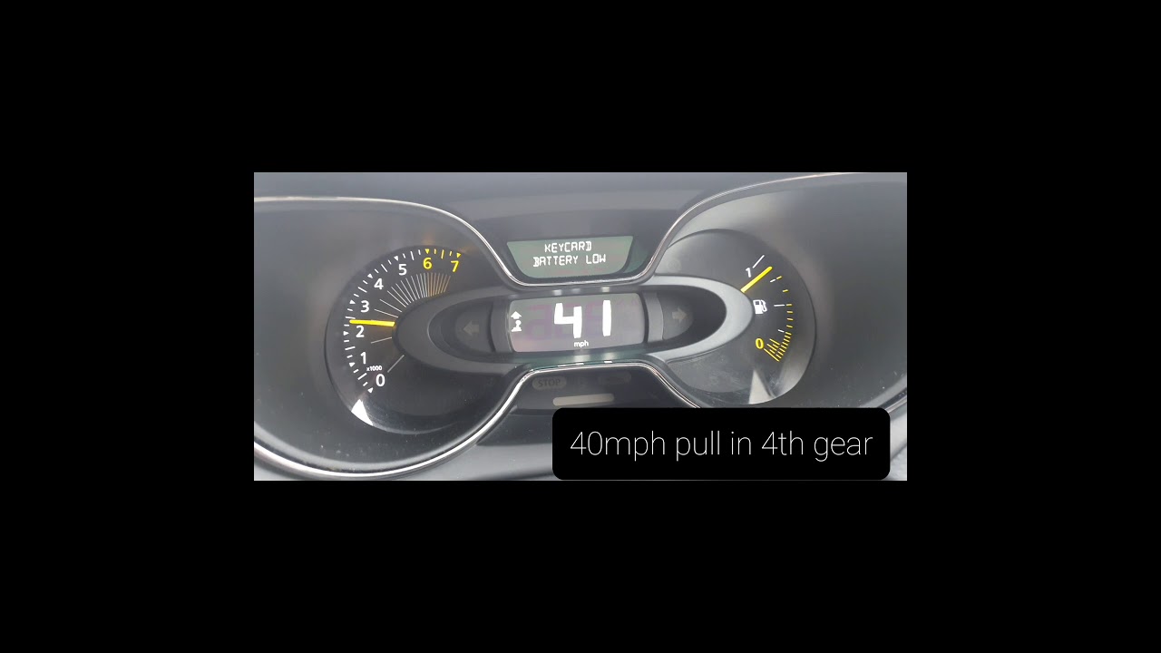 Renault Capture 0.9Tce Turbo 90bhp acceleration. 0-60mph and in gear pulls.