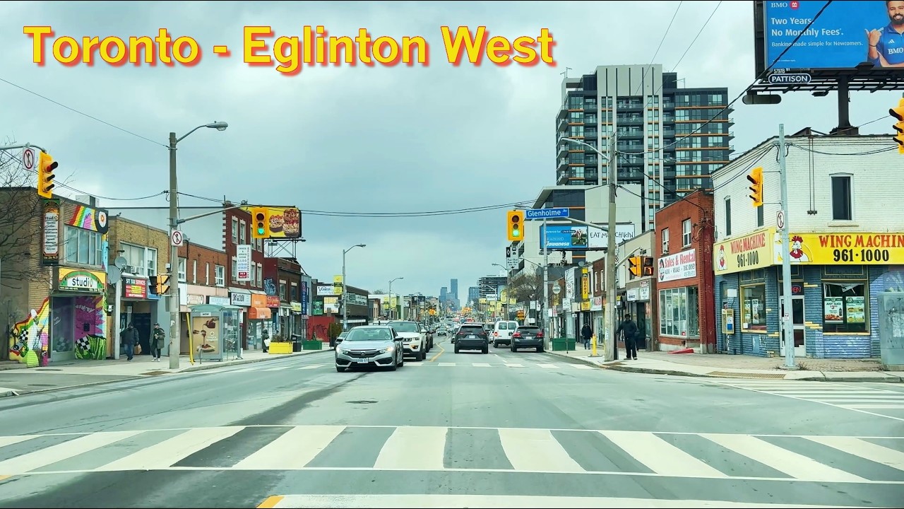 Toronto Little Jamaica - Eglinton Avenue West 4K Drive