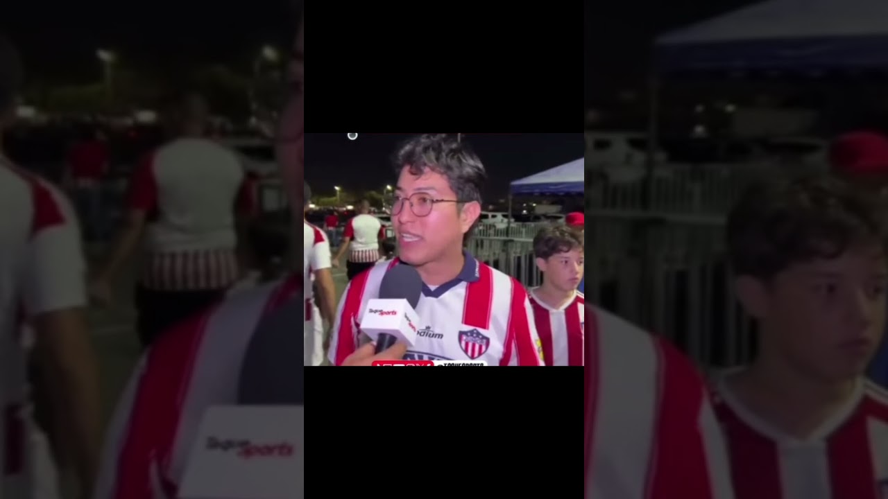 Imperdible los hinchas del Junior de Barranquilla al Cariaco Gonz&aacute;lez