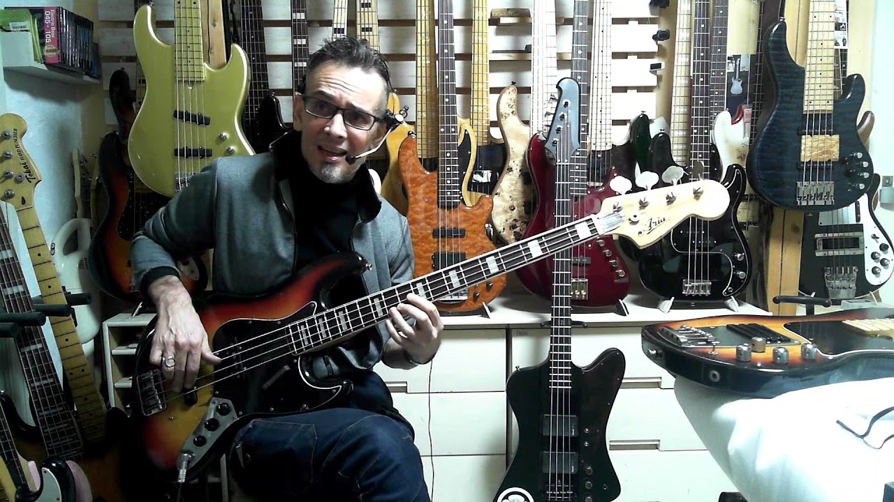 Vintage Japanese Bass Guitars: Aria JB35 circa 1972 Bass Demo.