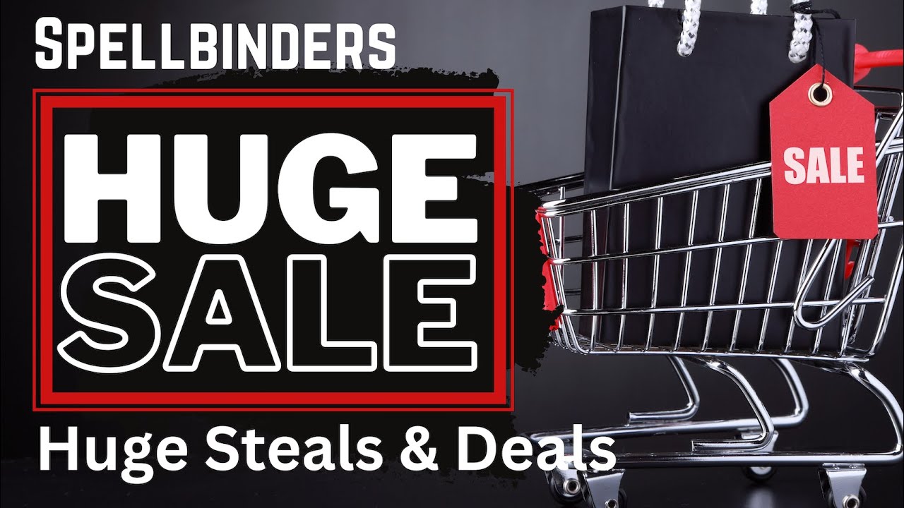 STEALS & DEALS Die Cutting SALE at Spellbinders | #papercraft #cardmaking