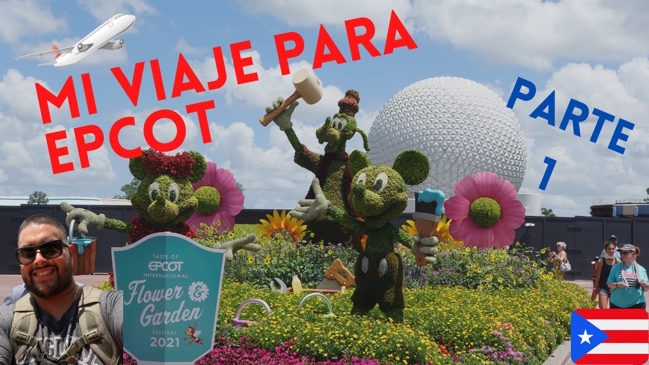 Mi viaje para Disney Epcot | Parte 1 | De viaje con Erwin 🌎 ✈️ 😃