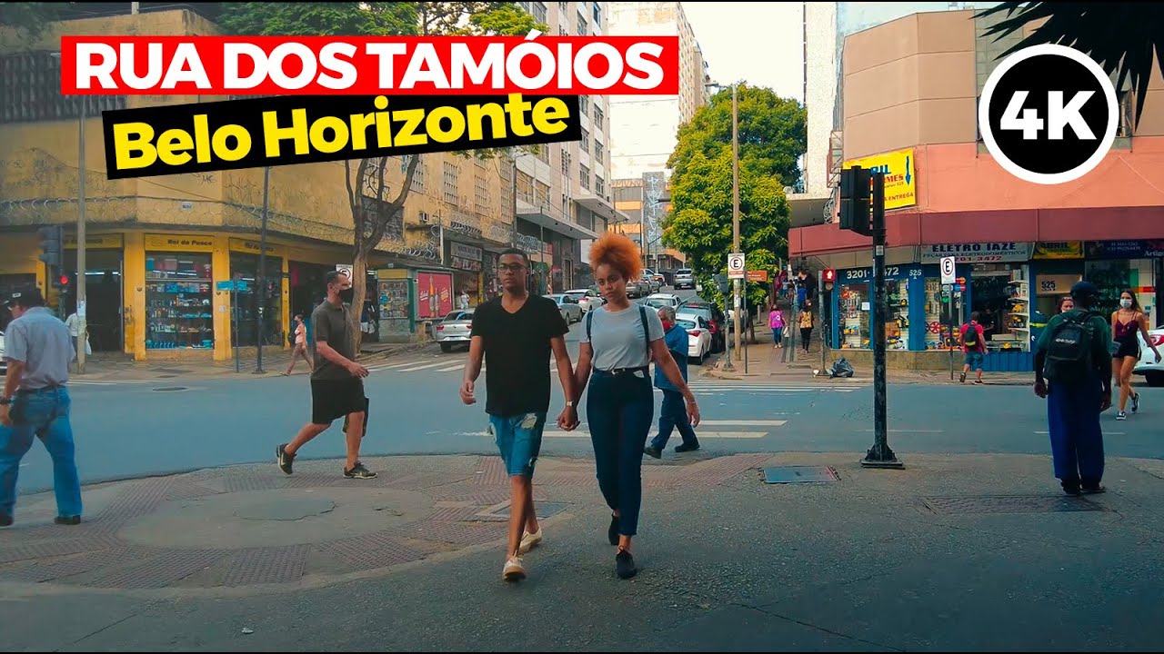 RUA DOS TAMÓIOS | BELO HORIZONTE-MG | NA RUA 4K