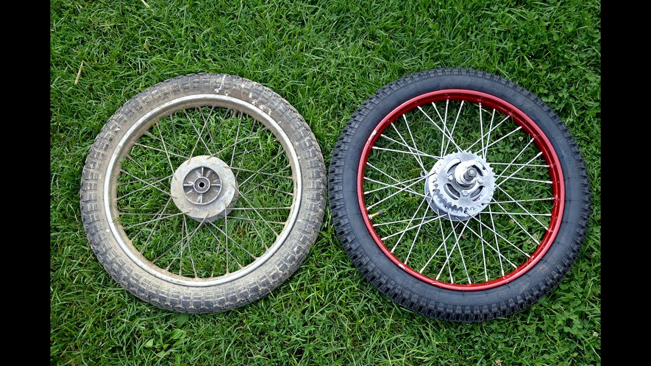 Restoration OLD MOTORCYCLE Wheel 1990 !? Tomos APN6s Part 2