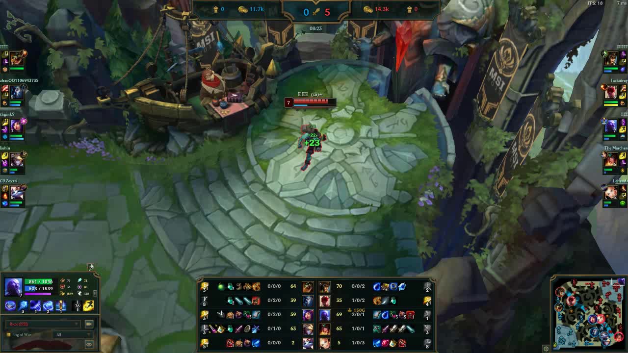 GRF Chovy - Ryze vs Neeko - TOP Knight - KR Challenger 1328 LP