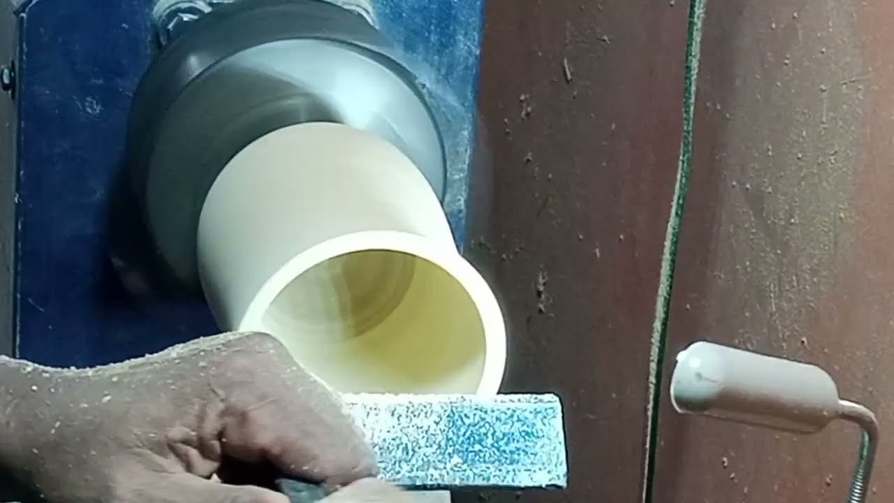 awalnya saya tak percaya/membuat gelas kayu/bubut kayu