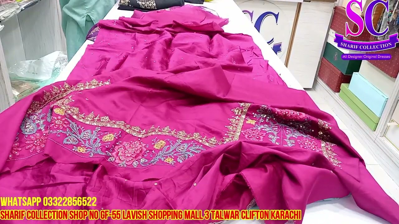 Maria.B Sateen Collection 2023 Unboxing |Sharif Collection