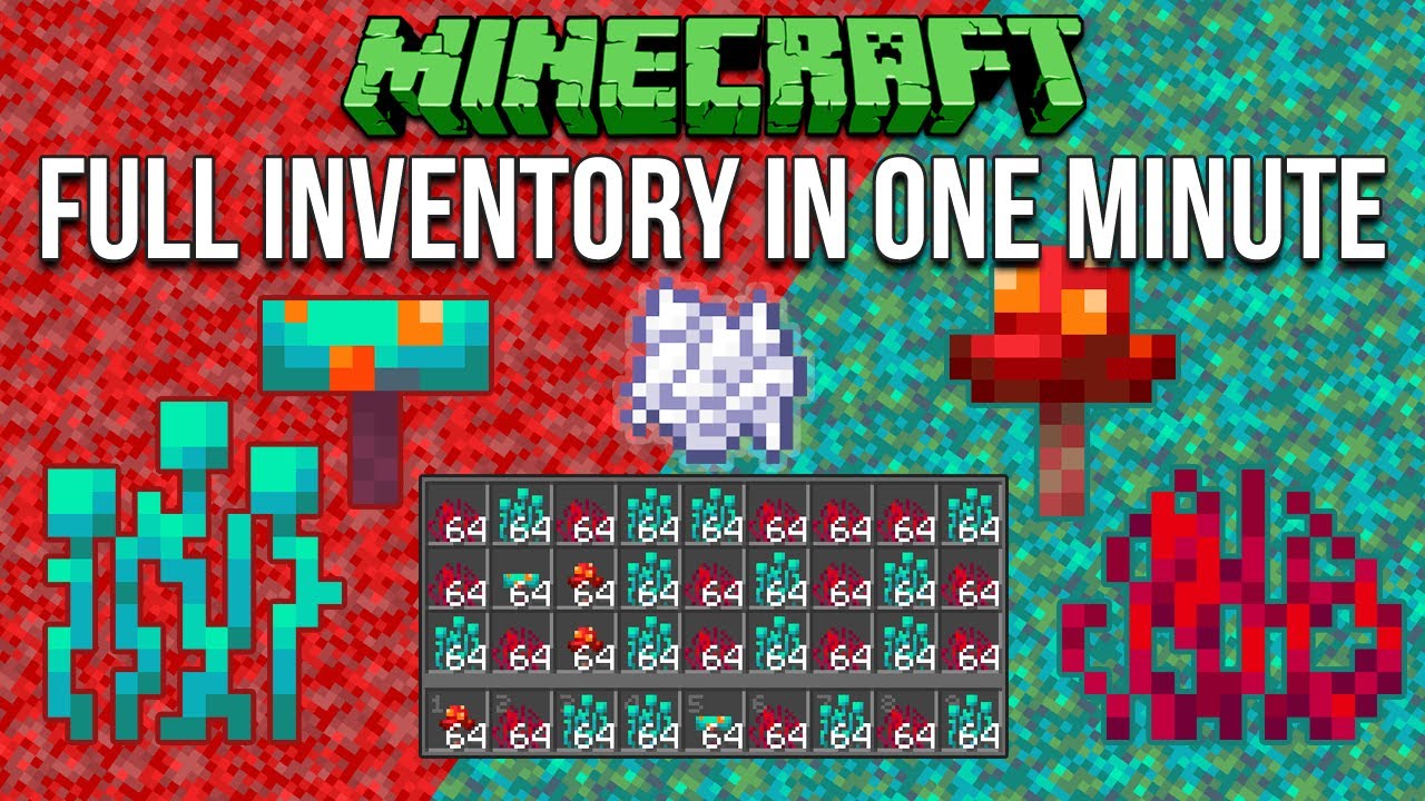 Minecraft 1.18 Warped & Crimson, Fungus & Roots Farm