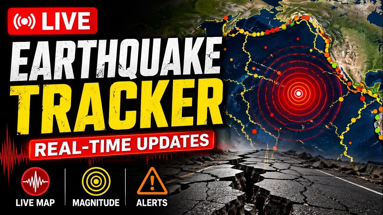🌍 LIVE: Worldwide Earthquake Monitor 24/7