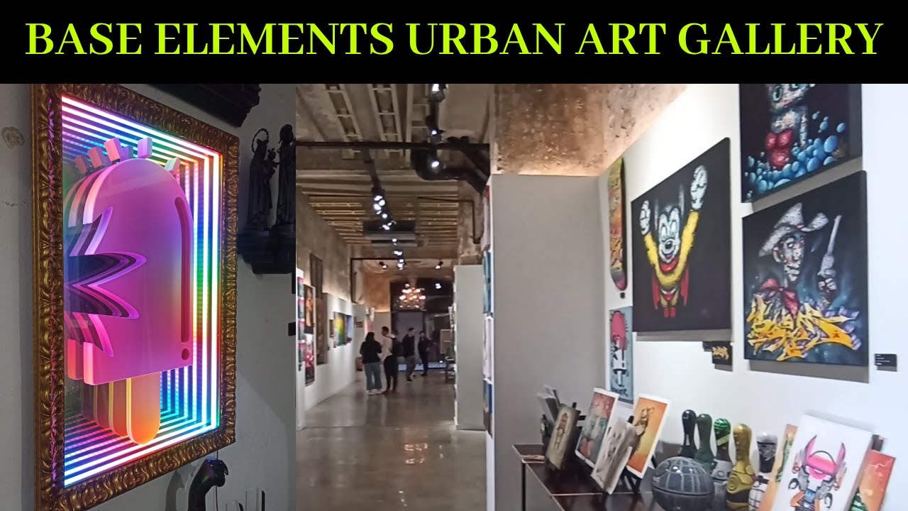 Barcelona - Base Elements Urban Art Gallery Tour - Collab With Konair