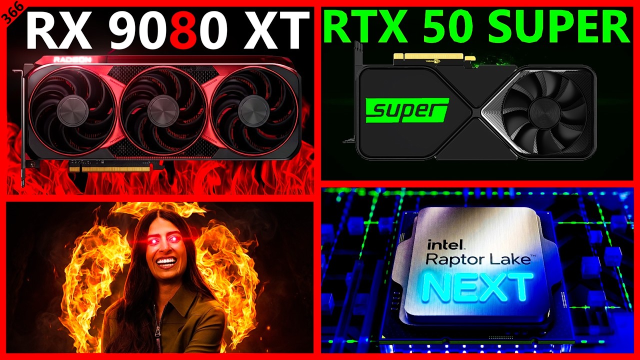AMD RX 9080 XT, Nvidia RTX 50 SUPER, Intel Raptor Lake Next Leak, XBOX Spin-Off | Broken Silicon 366