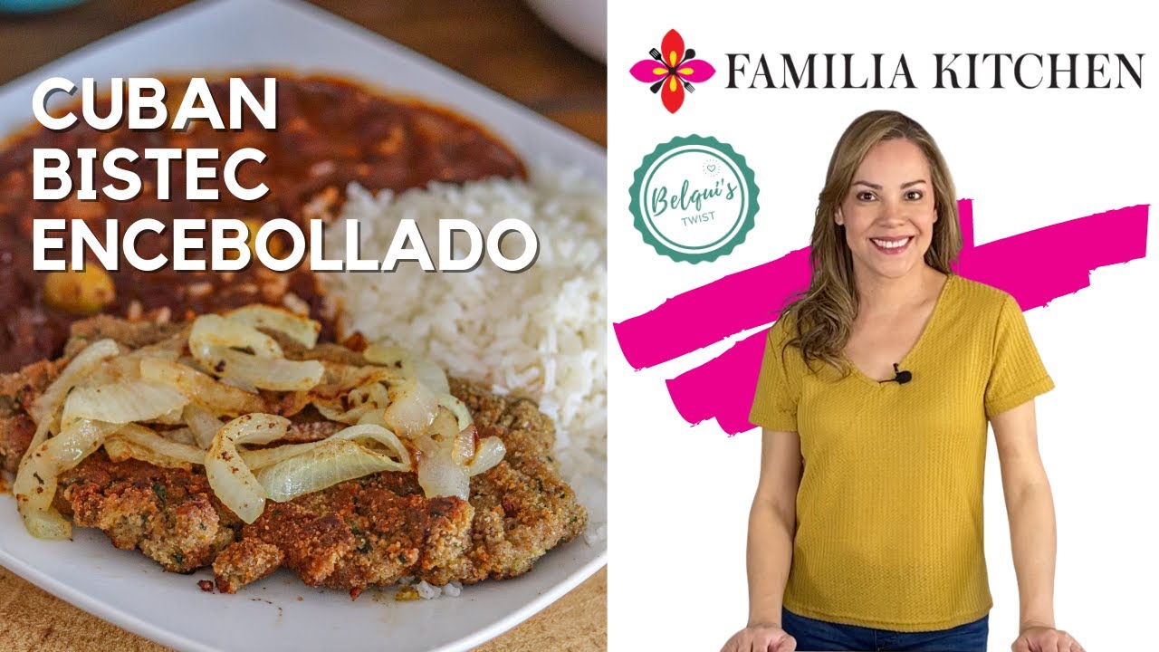 Cuban Bistec Encebollado - a Familia Kitchen and Belqui's Twist collaboration