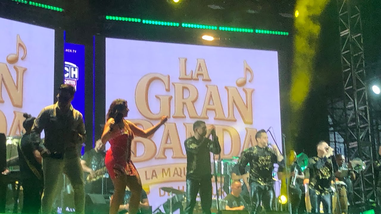 Si no me amas, la gran BANDA        En vivo Carnabal tegusigalpa