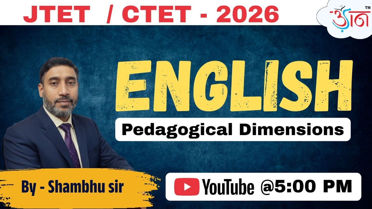 Introductory Session | JTET 2026 Preparation Starts Now | By Shambhu Sir