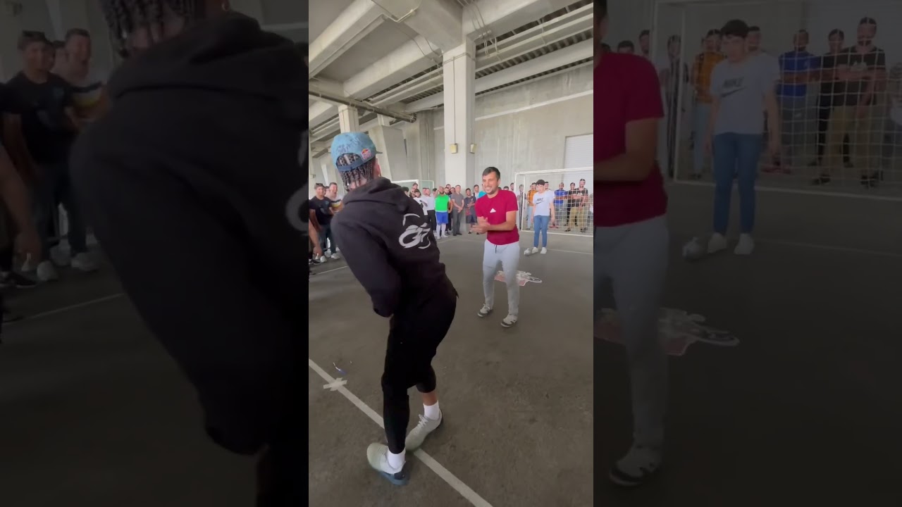 He was too confident😭 Describe his feeling in one word🤣 #football #skills #footballskills #shorts