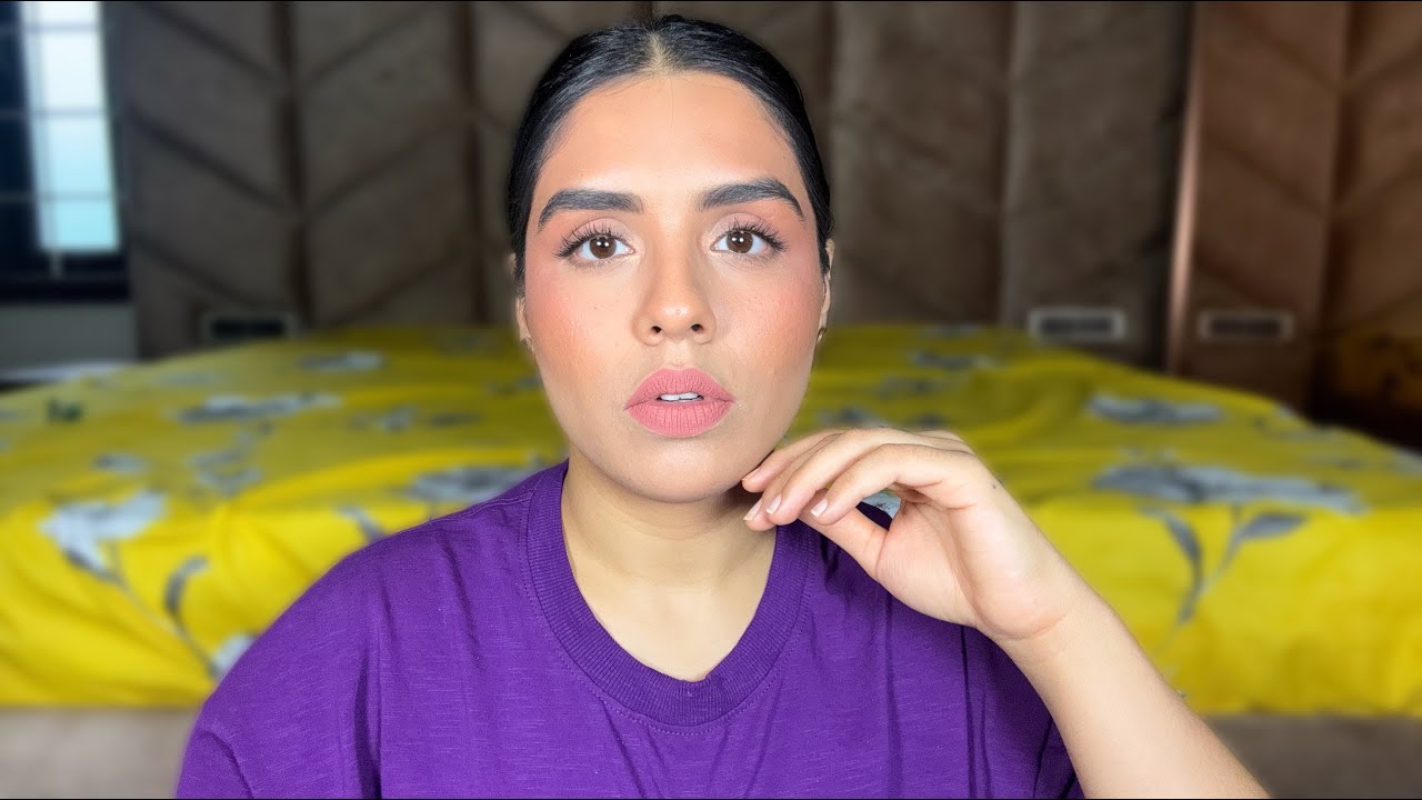 Sunset inspired BLUSH TECHNIQUE | Flawless base for beginners | Contour, Blush & Highlight Placement