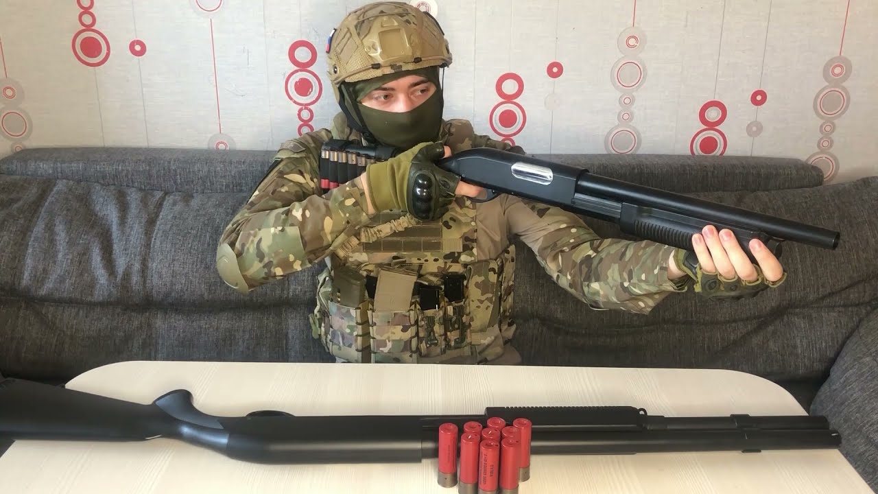 Рассказываю о своих страйкбольных дробовиках Ремингтон