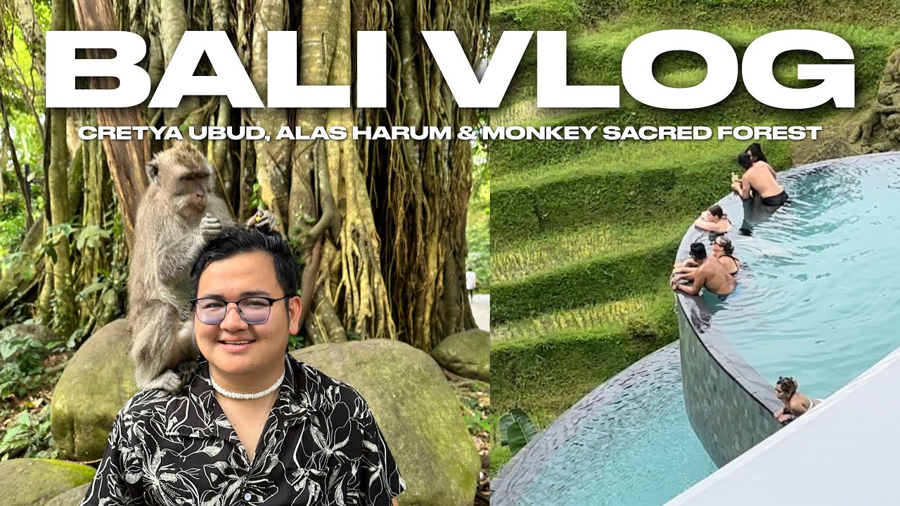 BALI VLOG &bull; Cretya Ubud, Alas Harum & Monkey Sacred Forest | Ivan de Guzman