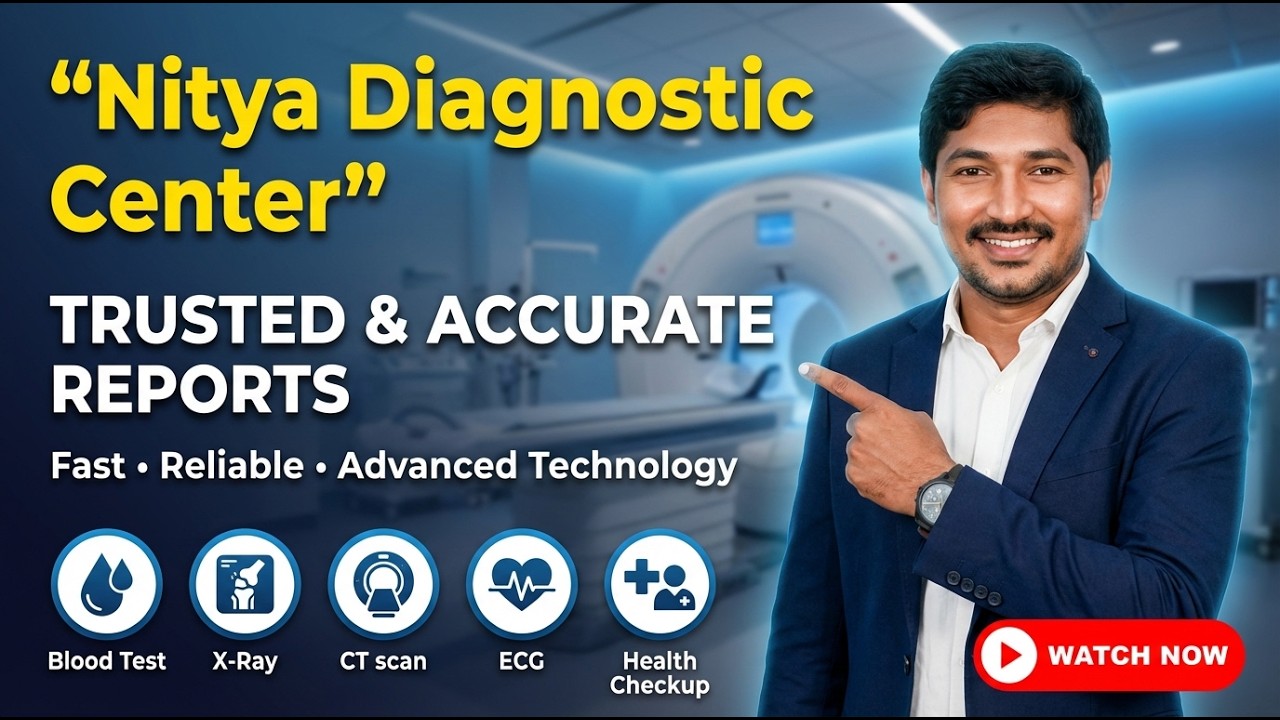 Nitya Diagnostic Center in Atmakur | Trusted & Accurate CT Scan, Blood Tests & Health Checkups