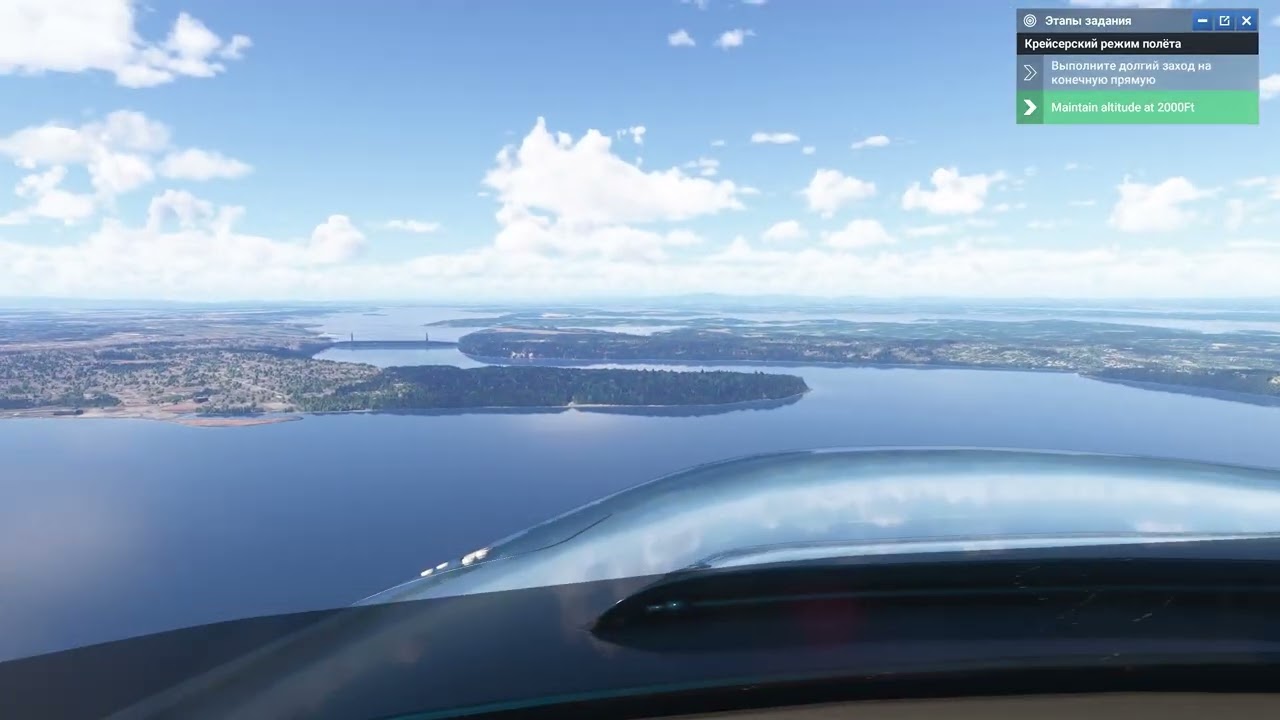 Перелет на Diamond DA62 в Microsoft Flight Simulator 2024, лицензия частного пилота, режим карьеры
