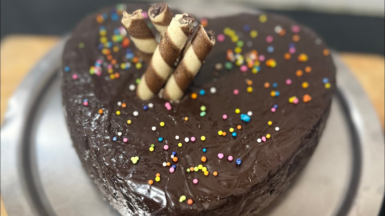 SupereasyChocolatecake withoutegg ￼oven &cream|आज तक का सबसे आसनvalentine’s Day, specialchocolate🍰 ￼