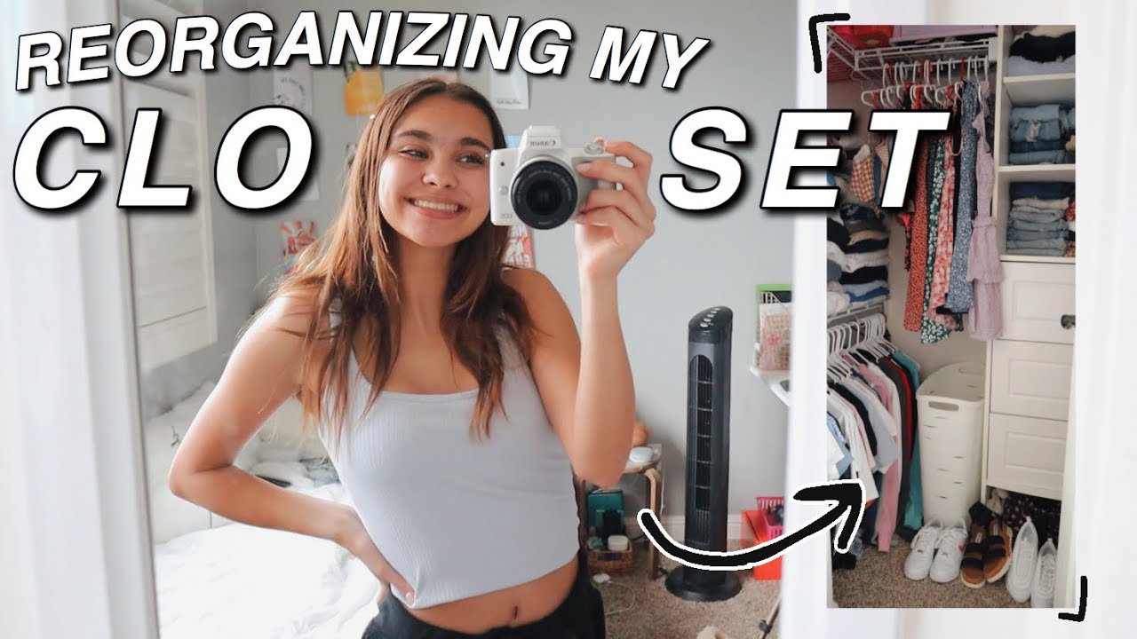 reorganizing my closet for the SUMMER!