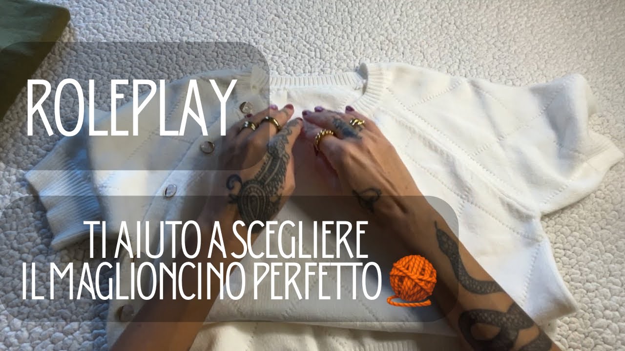 Asmr Ita // Roleplay  Negozio abbigliamento 