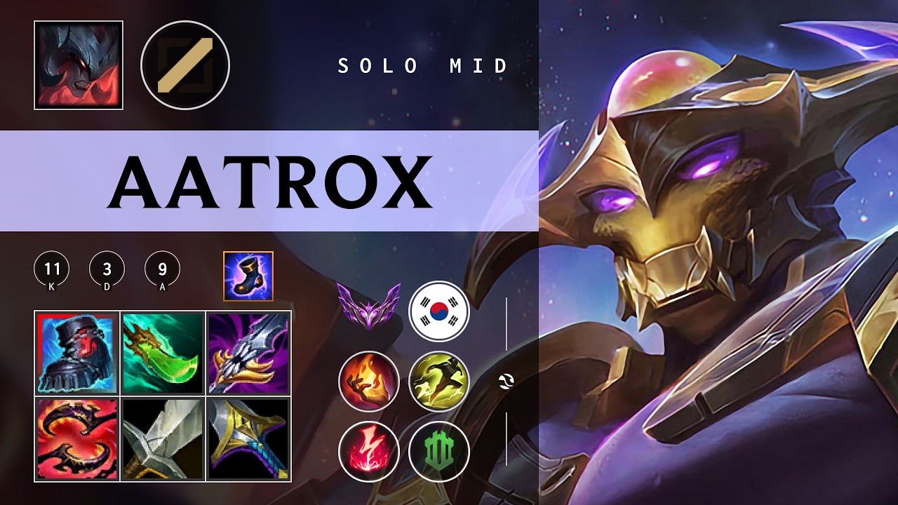 Aatrox Mid vs Veigar - KR Master Patch 26.04