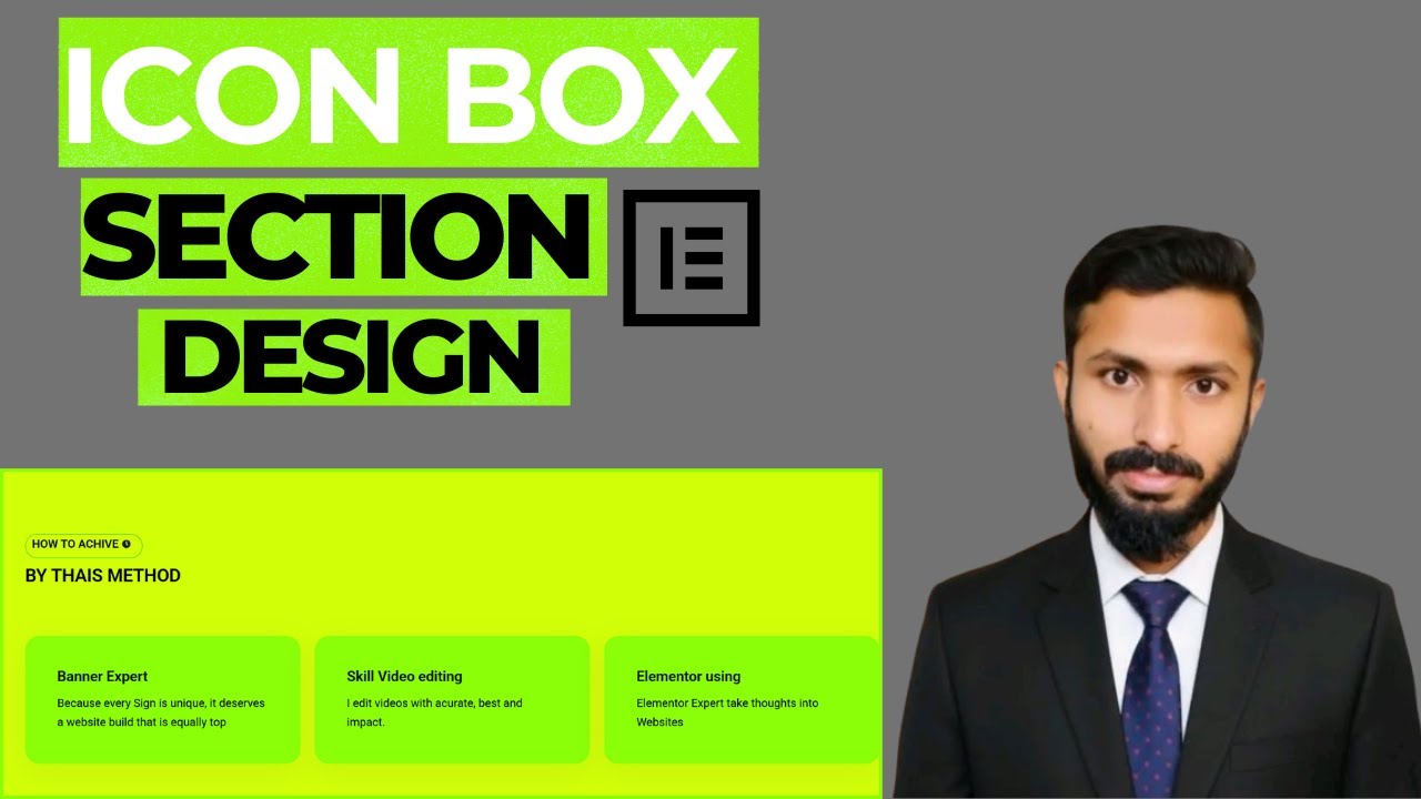 How to Create Icon Box Section in Elementor