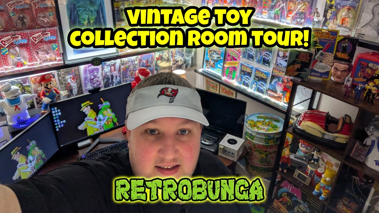 VINTAGE TOY COLLECTION ROOM TOUR: Toys & Nostalgia Filled Collection Room