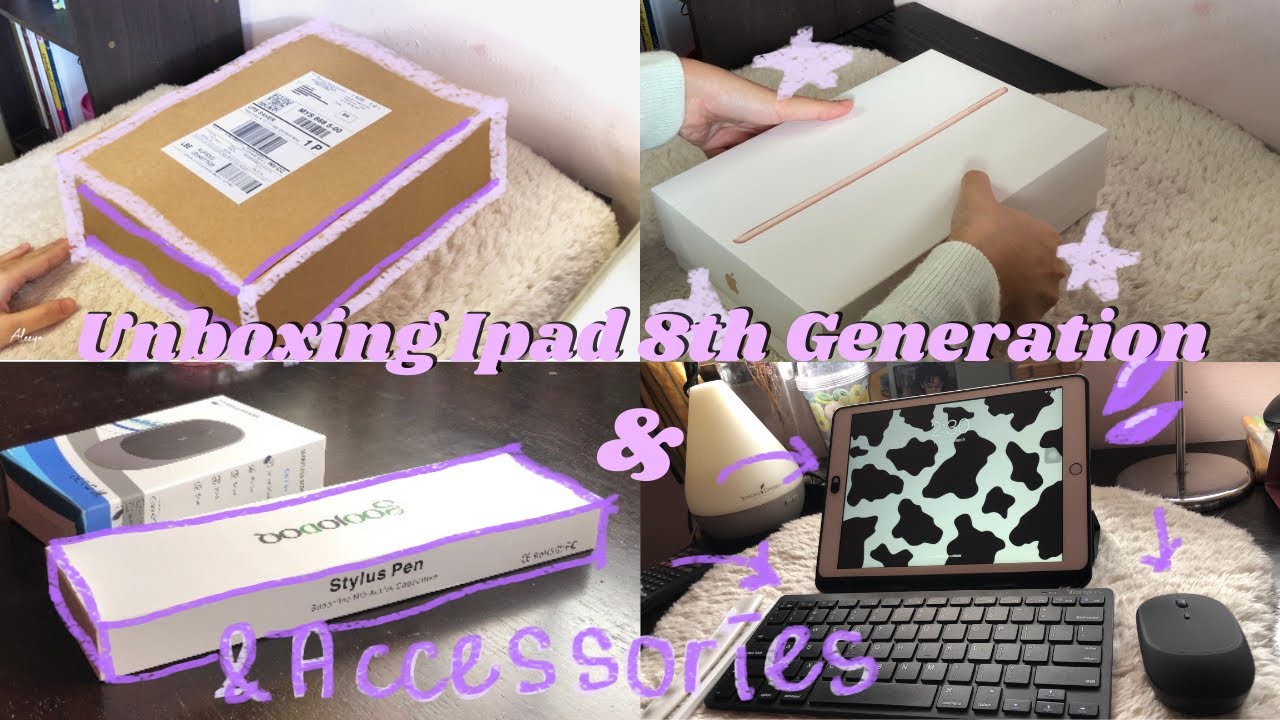 Unboxing Ipad 8th generation (128gb) & Accessories | Stylus Pen + Targus Keyboard | Malaysia
