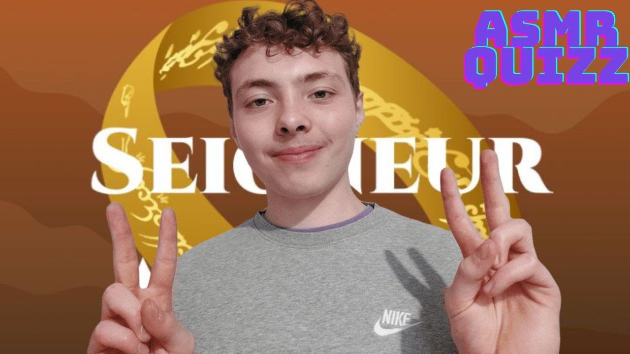 ASMR FR:💍Quizz sur le seigneur des anneaux💍(je suis nul)